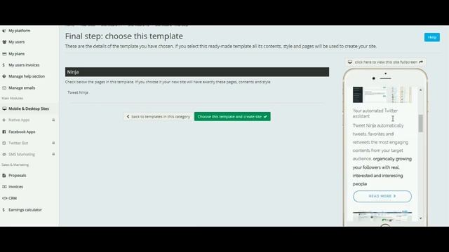 MobiFirst Review - Picking Your Template смотреть онлайн