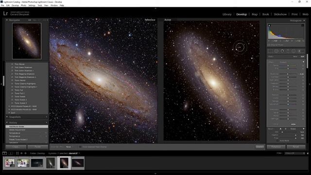 Andromeda Galaxy (M31) Photoshop & Lightroom Edit смотреть онлайн