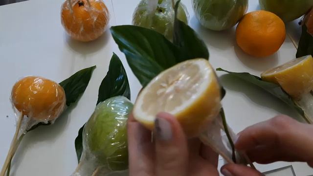 Букет из фруктов. Фруктовый букет. смотреть онлайн