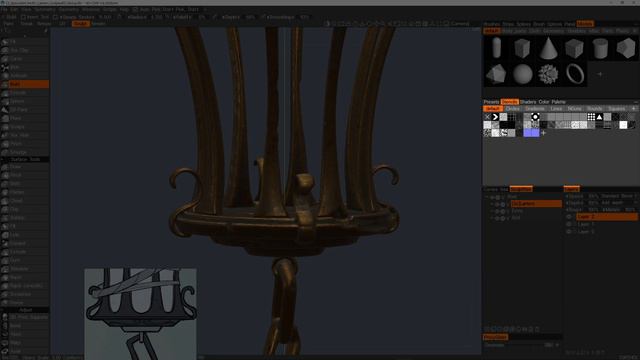 CONCEPT CREATION | NURBEK Prop Design Part 2/9 | Sculpting The Lantern смотреть онлайн