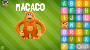 ALFABETO FALANTE ABC Canção E Jogo. Talking ABC Portuguese Alphabet Song Ang Game. Portuguese ABC.