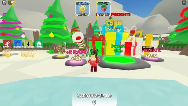 ЗАРАБАТЫВАЕМ НА НОВОГОДНИХ ПОДАРКАХ! Roblox Christmas Tower Tycoon смотреть онлайн