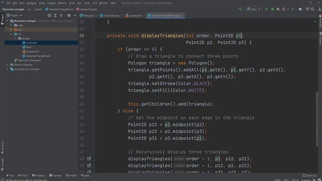 JavaFX and Scene Builder Course - IntelliJ #33: Sierpinski Triangle смотреть онлайн