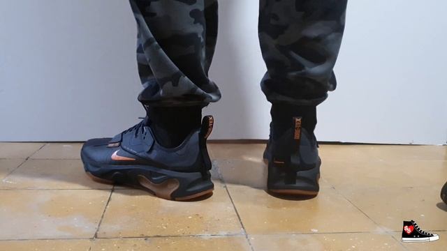Nike React Type GTX Navy Black Casual Sneakers with Gore Tex Technology смотреть онлайн