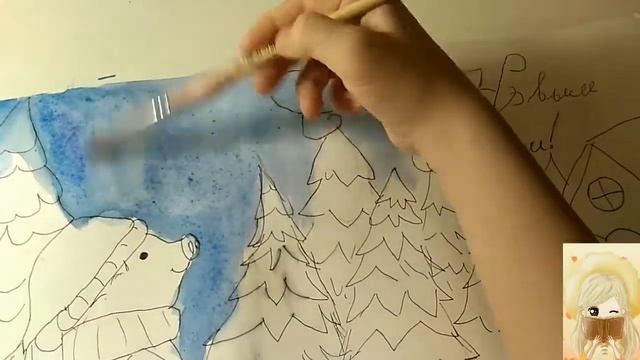 Рисую плакат. смотреть онлайн