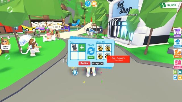 ЧТО ДАЮТ ЗА МЕГА НЕОН ПЕТА В АДОПТ МИ / У МЕНЯ ШОК!!! / Roblox Adopt Me Роблокс смотреть онлайн