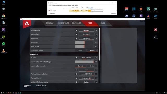 Reduce 100% GPU load playing Apex Legends смотреть онлайн