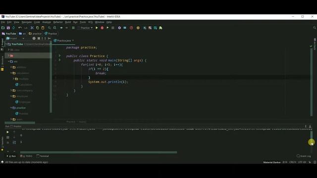 24 - Break and Continue Statements in Java | (for beginneers) смотреть онлайн