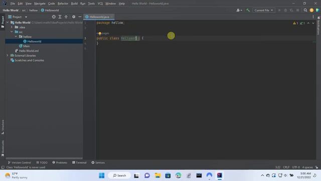 First Program In Java | Hello World In Java | Java Tutorial смотреть онлайн