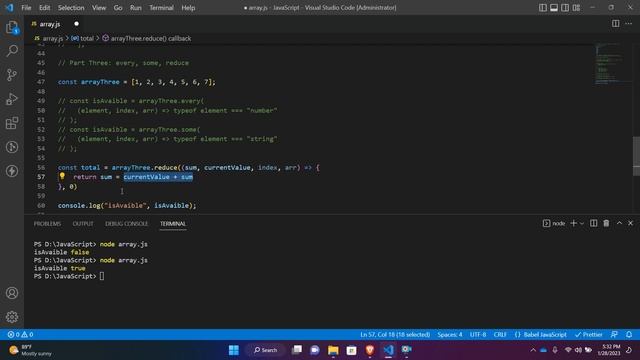 Array Part 3: Reduce, Some & Every in #javascript #programming #2023 смотреть онлайн