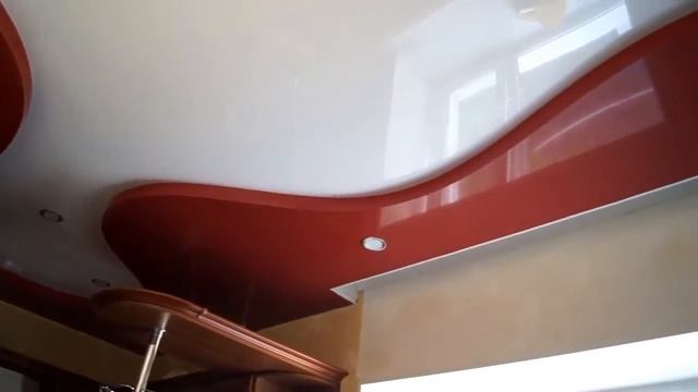 Натяжной потолок для кухни 9 кв м смотреть онлайн