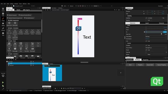 Qt Design Studio QuickTip: Bindings смотреть онлайн