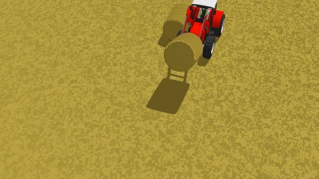 Tractors and Bale Wrapping - Agricultural Machines and Haylage in bales | Tractor for Kids Bazyllan смотреть онлайн