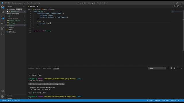 Reviewing Lab 1: ES6 Classes смотреть онлайн