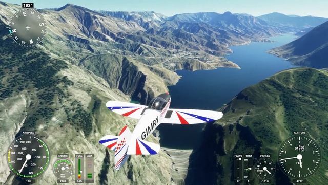 Microsoft Flight Simulator 2020 п. Шамилькала в игре смотреть онлайн
