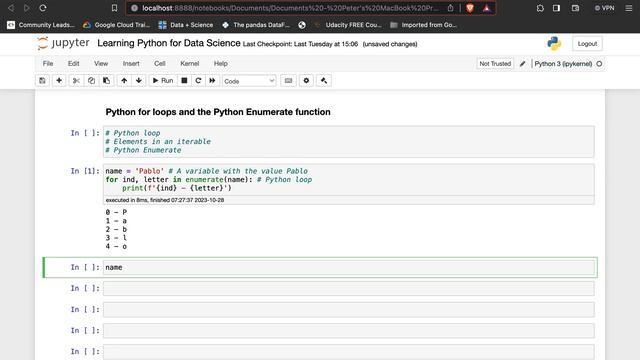 The Python for loop & Python's Enumerate Function смотреть онлайн