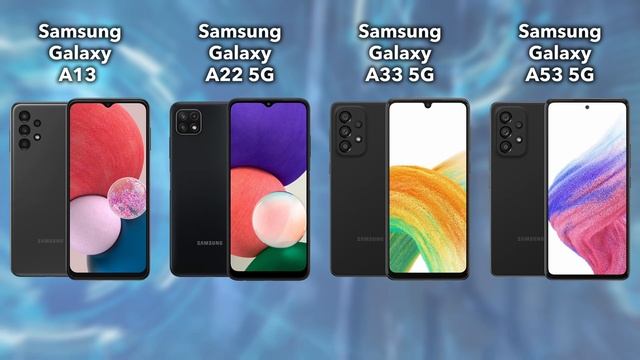 Vergleich Samsung Galaxy A12 vs A22 5G vs A33 5G vs A53 5G смотреть онлайн