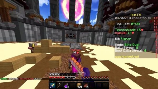 Hypixel vs Technoblade