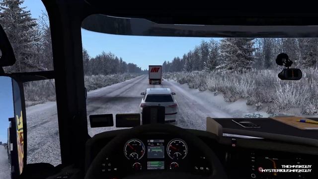 Euro Truck Simulator 2 - Scania R490 - Sodankyla to Oulu смотреть онлайн