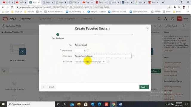 Faceted Search with Chart in Oracle Apex 20.2 смотреть онлайн