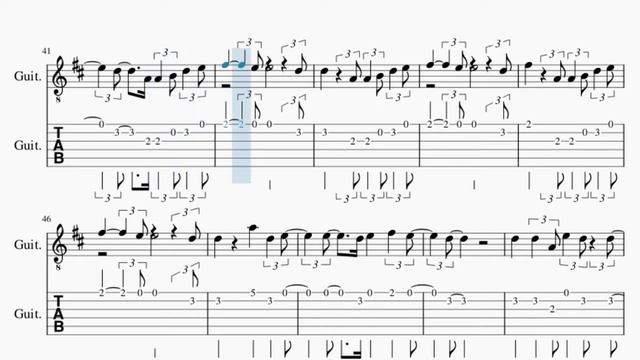Guitar Tab: How to play W X Y by Tani Yuuki смотреть онлайн