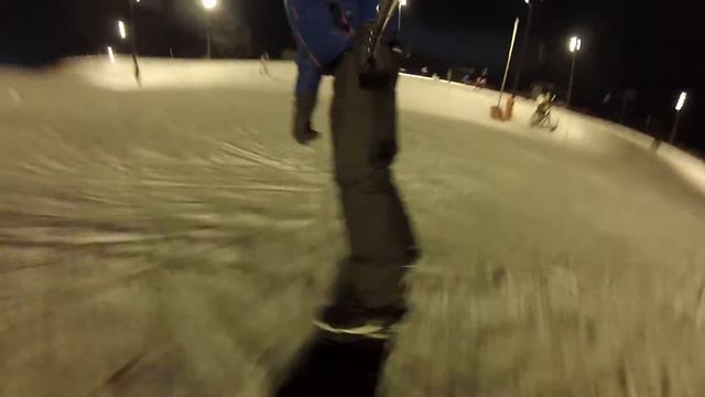 Сноубординг в Степаново в темноте смотреть онлайн