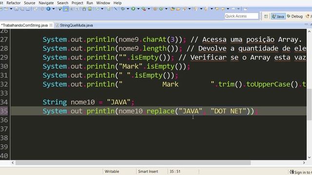 23 - Certificação Java (Final - Criando e Manipulando String) смотреть онлайн