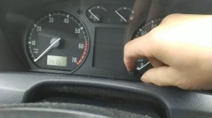 Настройка часов на  skoda fabia