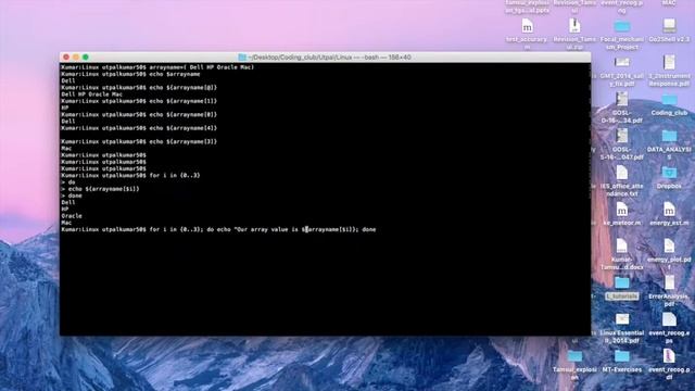 Linux Tutorial Part 9: arrays in bash смотреть онлайн