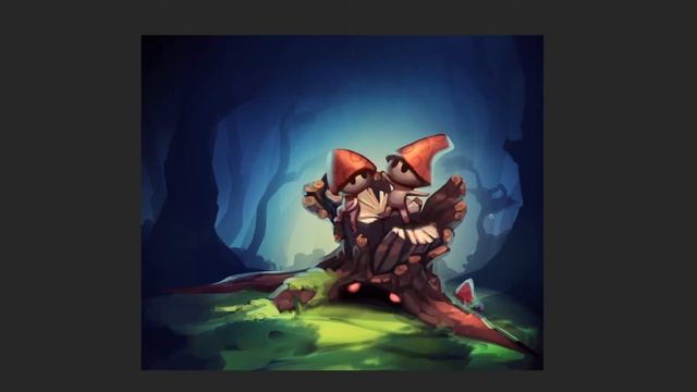 Speedpainting - Photoshop - Mushrooms! смотреть онлайн