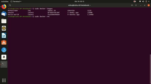 Running first container in docker смотреть онлайн