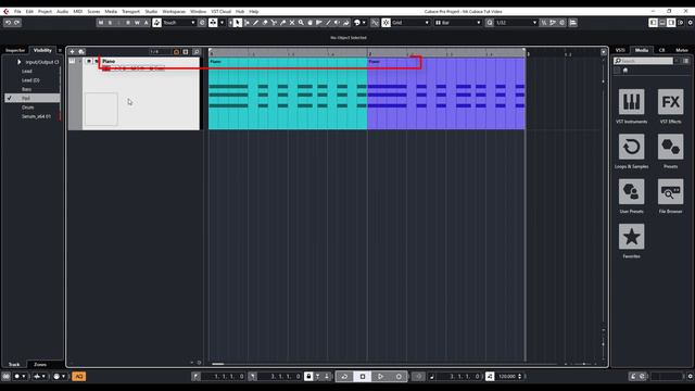 Как в Cubase работать с нотами из нескольких клипов в одном окне. +5 нужных настроек.