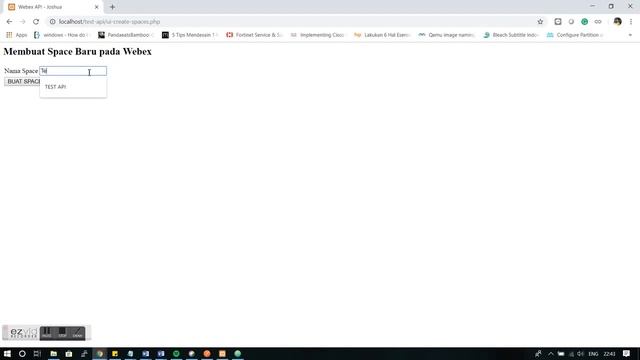 Simple Web Application with Cisco Webex RESTful API смотреть онлайн