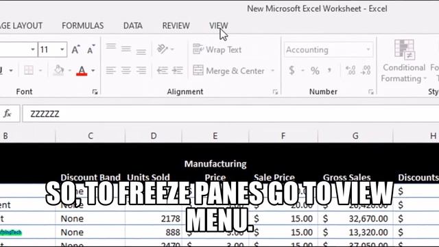 How to Freeze Panes in Excel смотреть онлайн