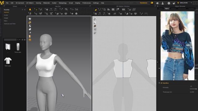 HOW TO MAKE A SHIRT FOR THE SIMS 4 - MARVELOUS DESIGNER | Part 1 смотреть онлайн