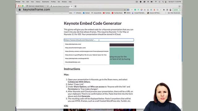 Embed Keynote Presentation on a Website смотреть онлайн