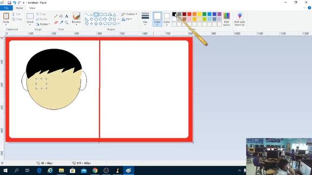 ใช้โปรแกรม Paint วาดรูป หนัาคน สอน ป.3/1 смотреть онлайн