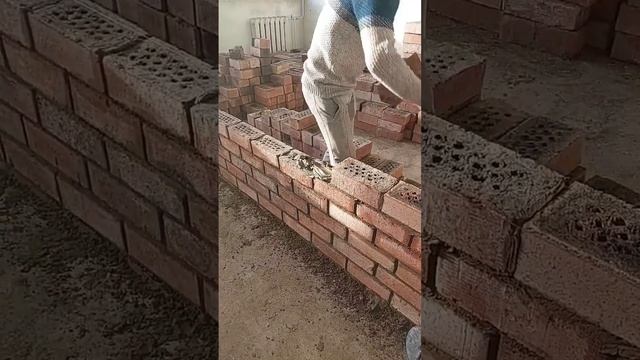 Кирпичная кладка перегородочных стен смотреть онлайн