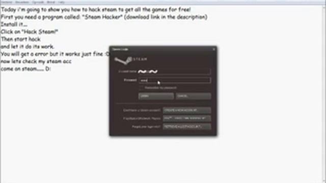 Tutorial: How to get all the steam games for FREE [Still works April 2013] смотреть онлайн