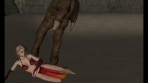 RANCOR EATS 2 GIRLS (VORE)