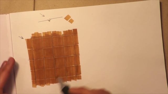 Эскизы интерьеров. Рисуем матовую плитку. смотреть онлайн