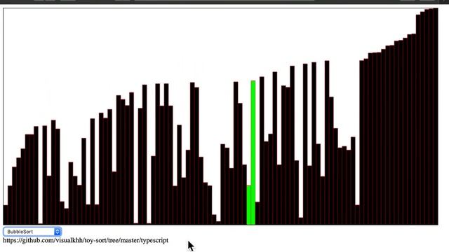typescript sort animation canvas смотреть онлайн
