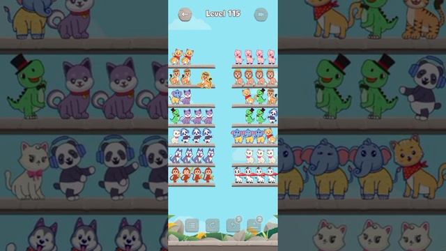 Animal Sort Puzzle - Pet Sort Game All Levels 111-120 Walkthrough Solutions смотреть онлайн