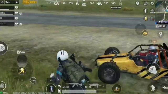 Катаемся на багги втроём.Делаем много килов в игре (PUBG MOBILE). смотреть онлайн