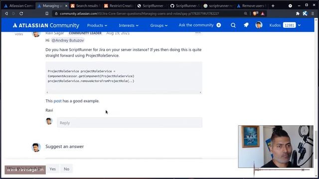 ScriptRunner for Jira - Remove user from project role смотреть онлайн