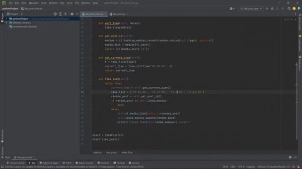 How To Schedule Likes On Instagram Using Python?In 10 Lines? [ INSTAGRAPI + #python ]