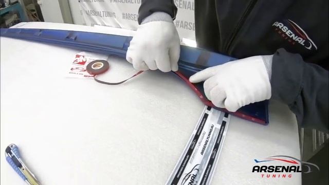 Спортивные накладки на пороги Kia Ceed 3 2018,2019,20 в стиле SportLine. Инструкция от ArsenalTunin смотреть онлайн