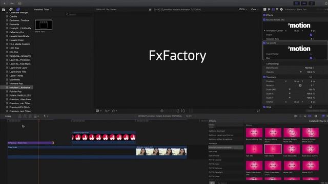 Animate Graphics in Final Cut Pro Tutorial смотреть онлайн