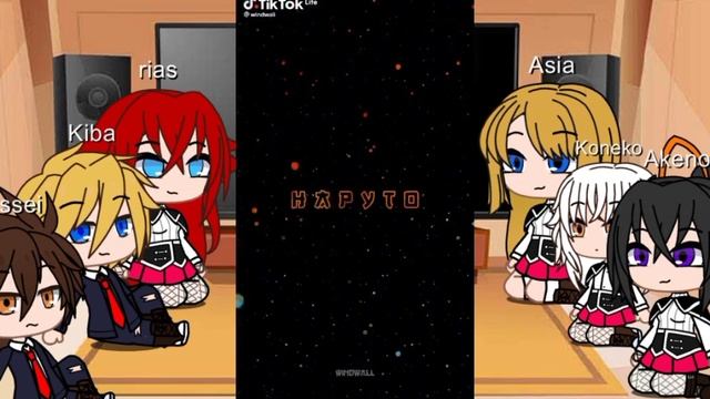 El Clan gremory reaciona a Uzumaki Naruto/primer video/español/Naruto x high scool dxd/ смотреть онлайн