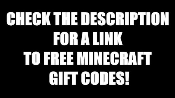 100% LEGIT FREE MINECRAFT GIFT CODES
